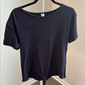 Old Navy Black Short Sleeve Women's Tee